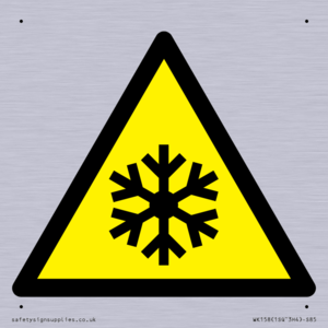 W010 Warning: Low temperature/freezing conditions